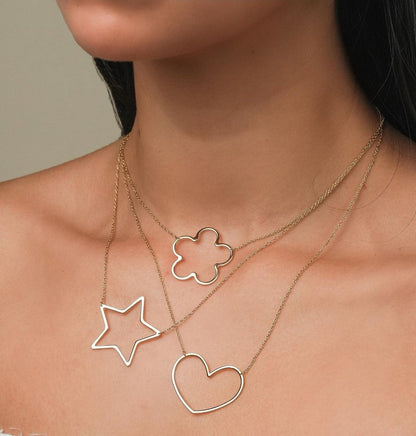 Open Heart Necklace